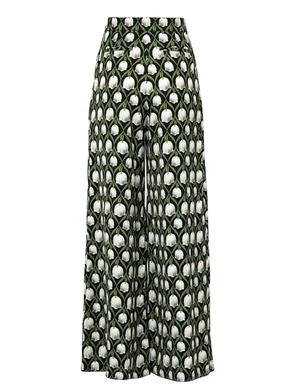 Agua by Agua Bendita Pinon Perla Floral Print Wide-Leg Pants  XS NWT